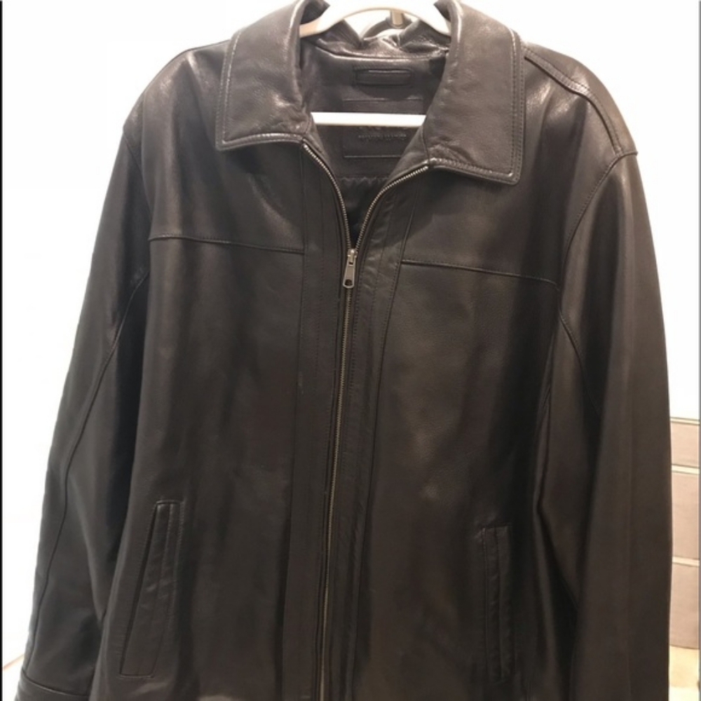 Roundtree yorke leather jacket